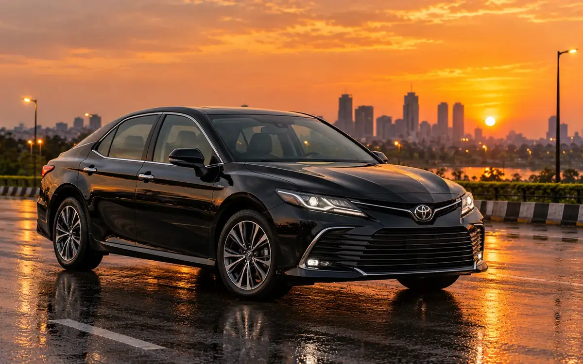 Toyota Camry available for hire with driver in Delhi