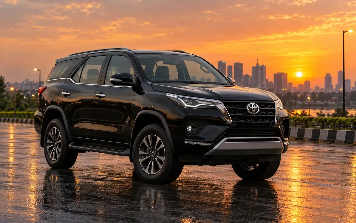 Toyota Fortuner available for hire with driver in Delhi